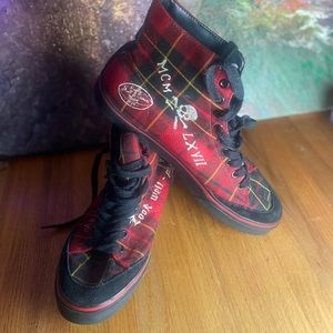 Limited Edition Polo by Ralph Lauren plaid shoes!!